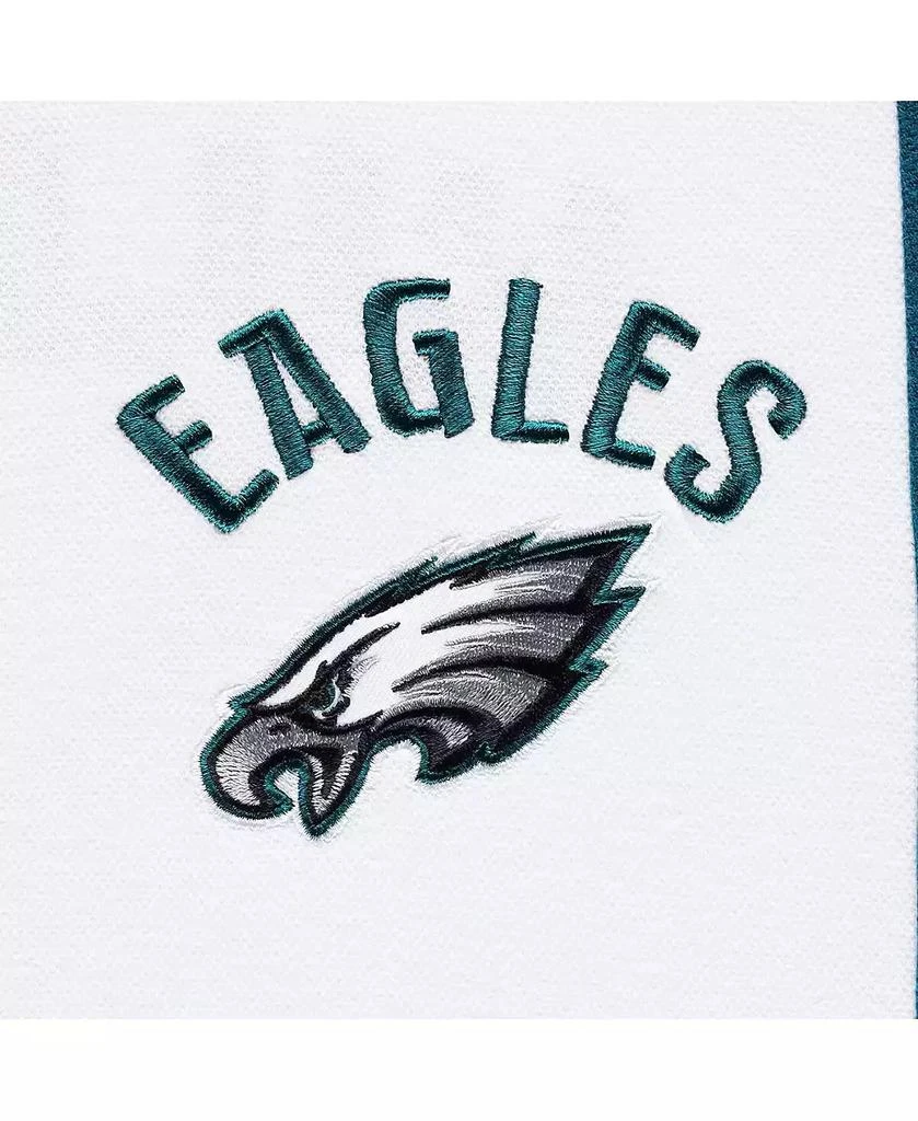 Tommy Hilfiger Men's White/Midnight Green Philadelphia Eagles Nolan Full-Zip Track Jacket 3