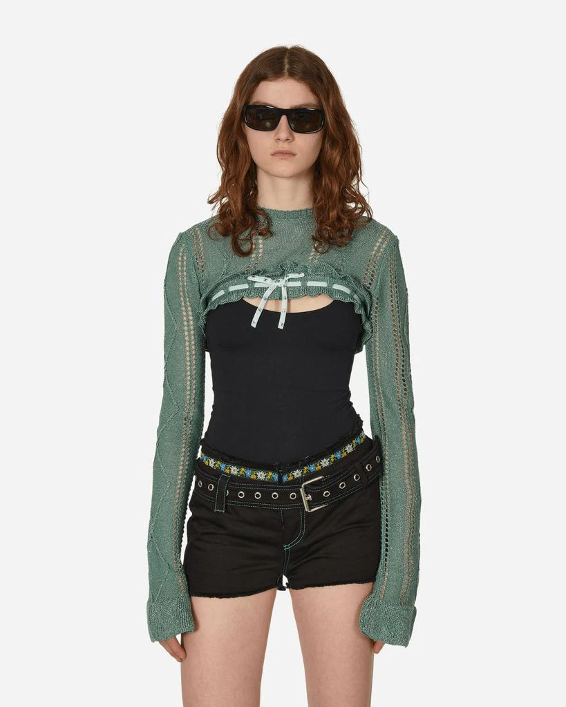 CORMIO Annalisa Bolero Knit Green 1