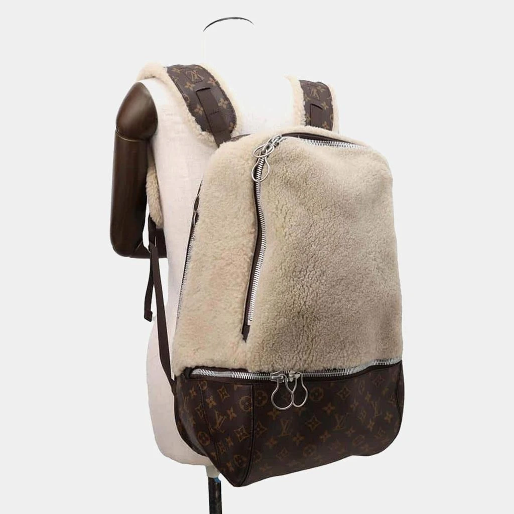 Louis Vuitton Louis Vuitton Brown/Ivory Monogram Mouton Celebrating Backpack 2