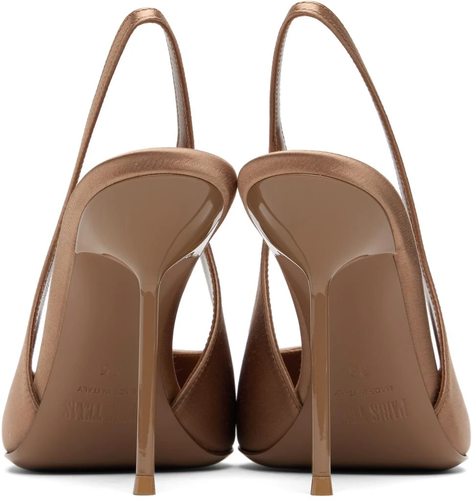 Paris Texas Tan Lidia Slingback Heels 2