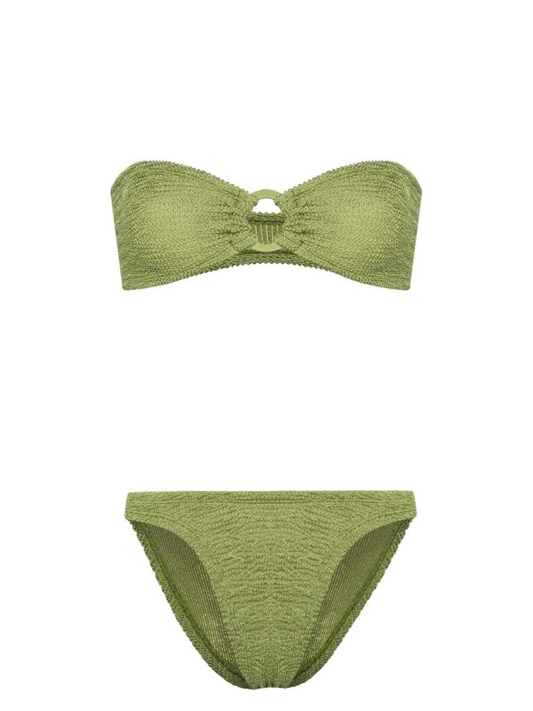 Hunza G Hunza G `Gloria` Bikini With Fabric Covered Hoops