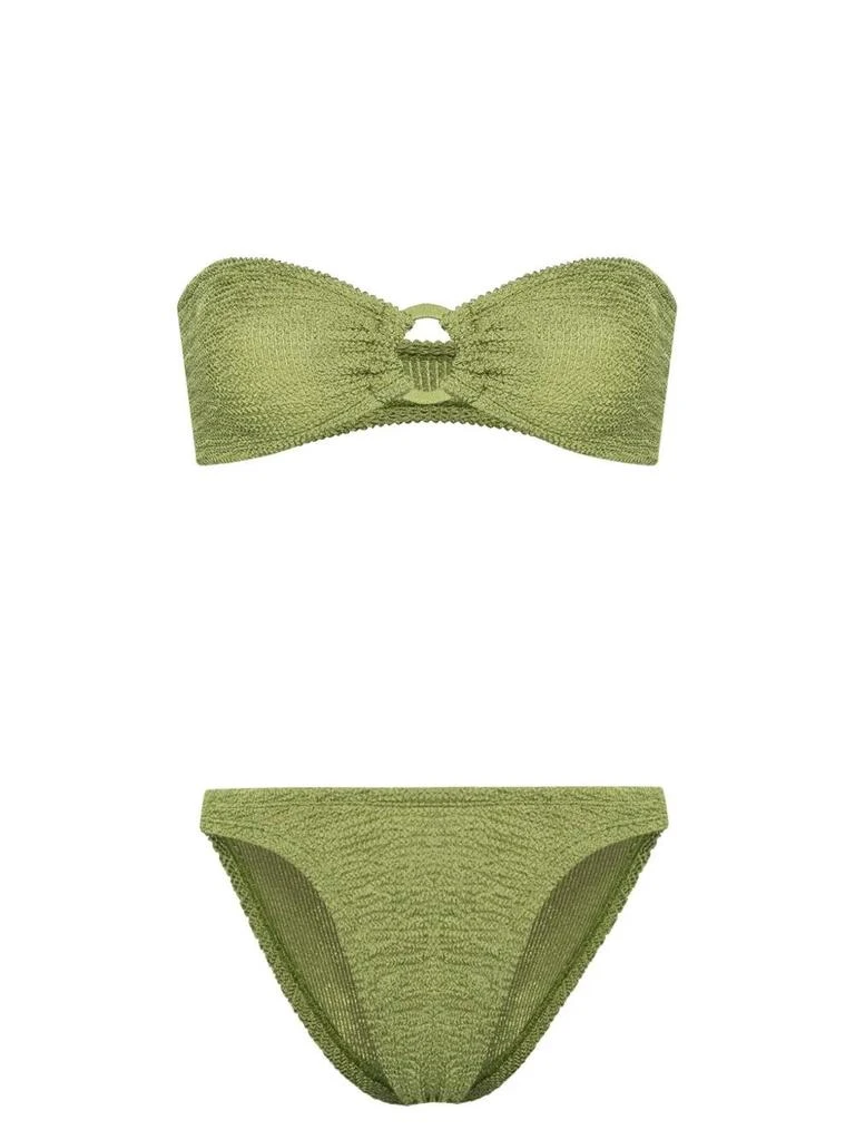 Hunza G Hunza G `Gloria` Bikini With Fabric Covered Hoops 1