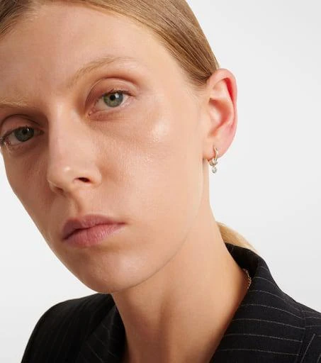 Spinelli Kilcollin Zahra Micro sterling silver earrings with sapphire 3