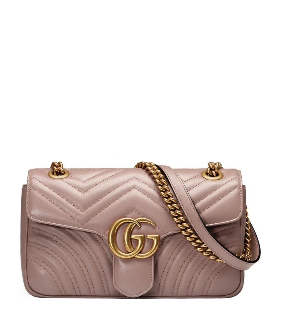 Gucci Small Leather Marmont Matelassé Cross-Body Bag 1