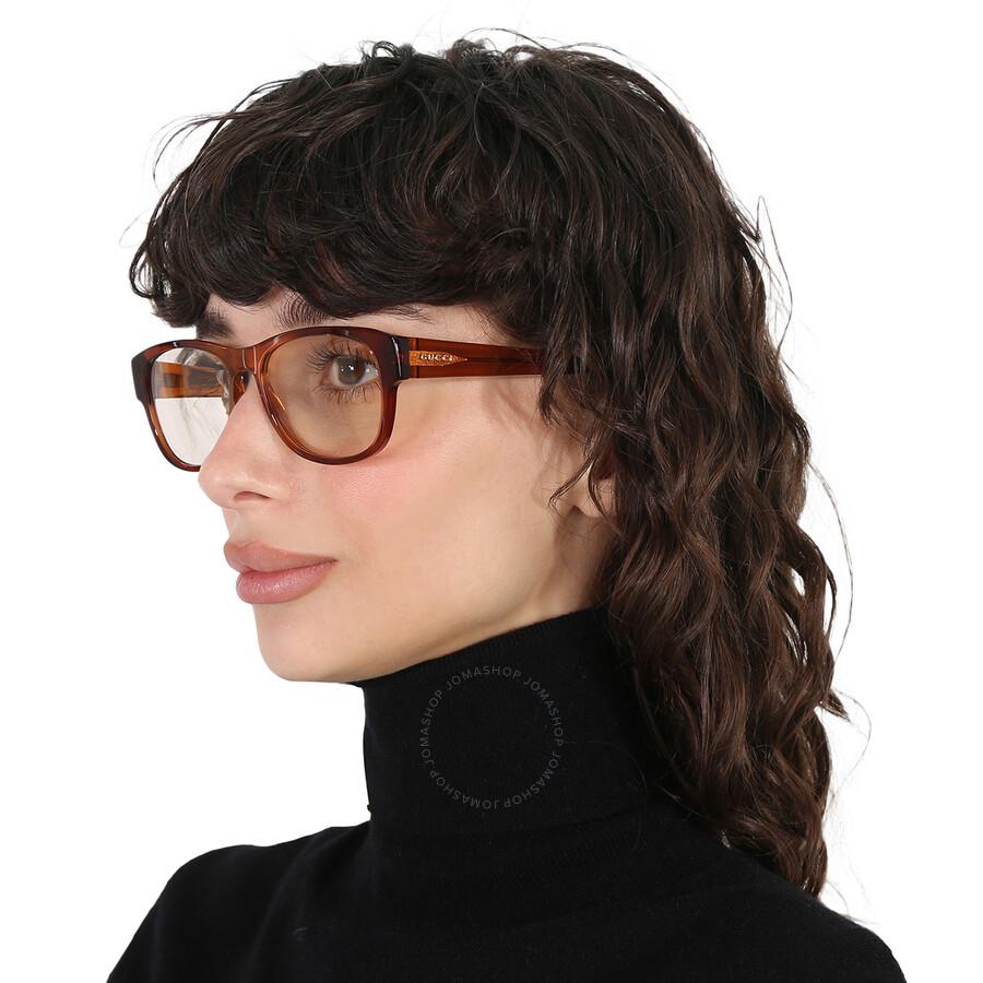 Gucci Light Yellow Square Ladies Sunglasses GG0996S 002 53