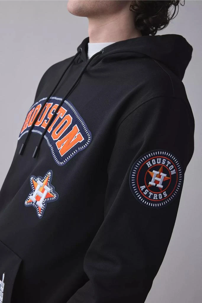 Pro Standard Pro Standard MLB Houston Astros Pick Stitch Double Knit Hoodie Sweatshirt 4