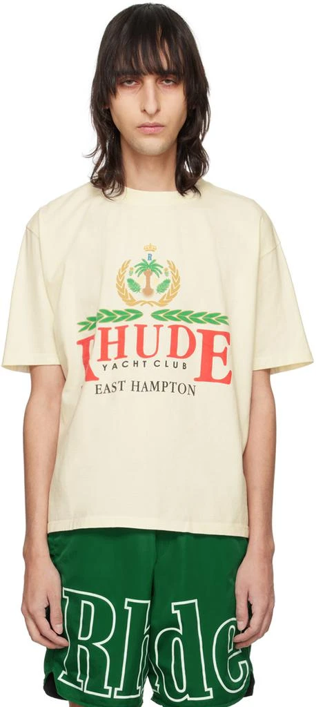 Rhude Off-White 'East Hampton' Crest T-Shirt 1