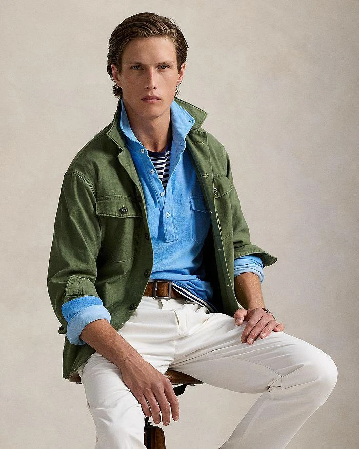Ralph Lauren Garment-Dyed Mesh Polo Shirt 5