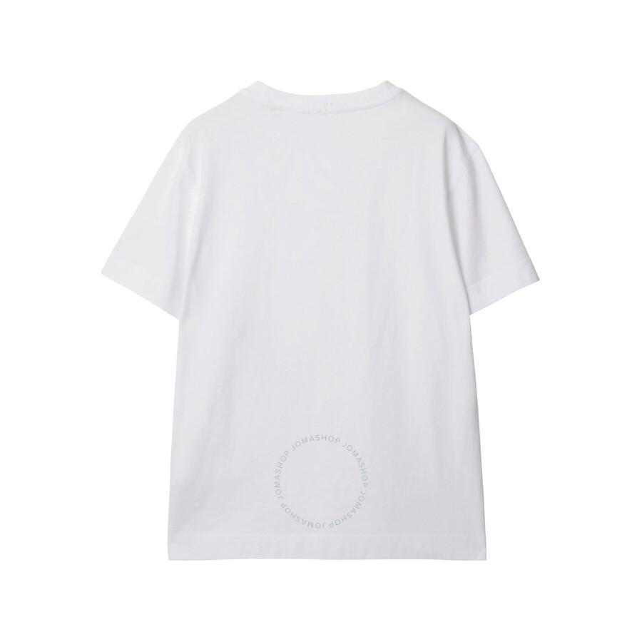 Burberry Knight-Printed Crewneck Cotton T-Shirt