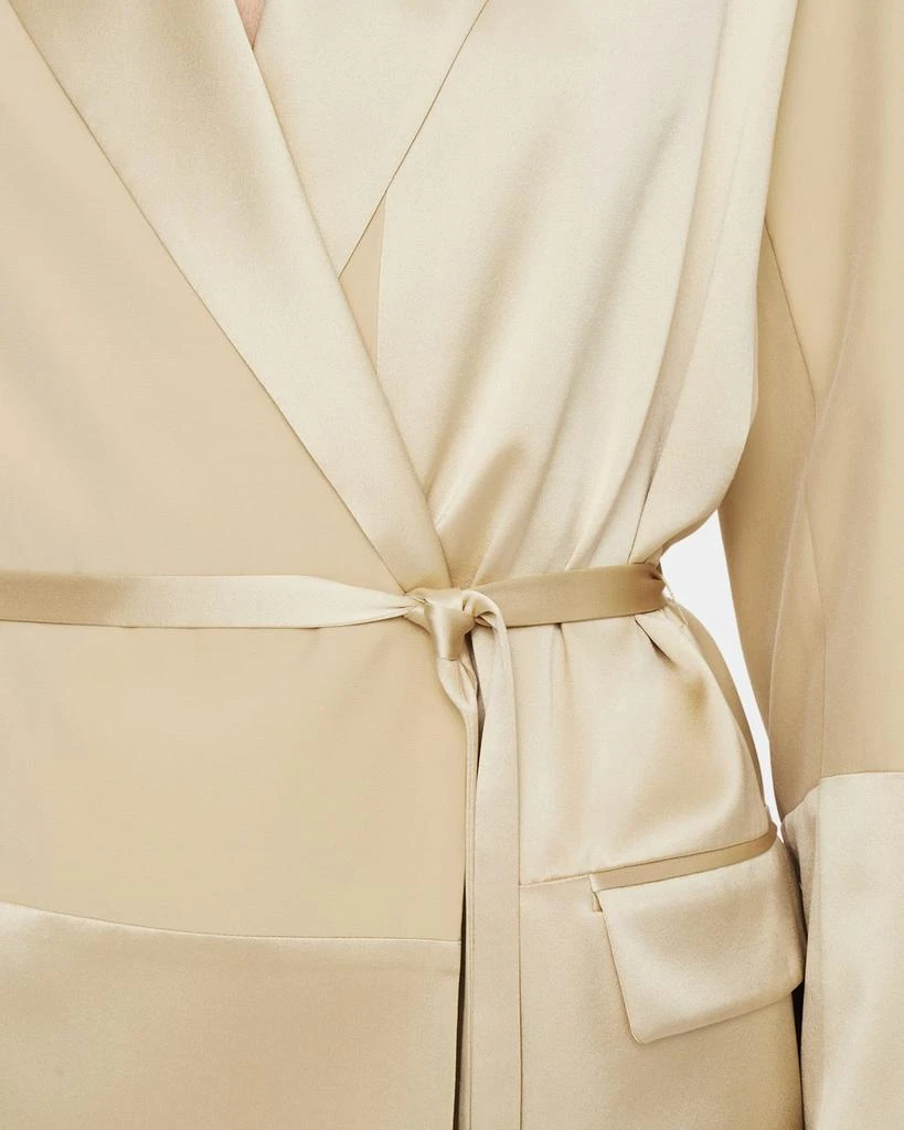 Joseph Amelia Paneled Silk Satin Jacket 5