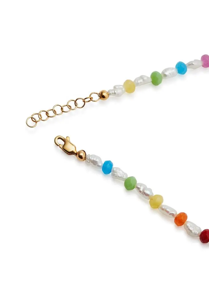 Roxanne First Disco pearl and beaded necklace  3
