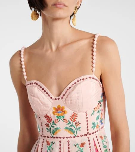 Farm Rio Floral cotton-blend maxi dress 4