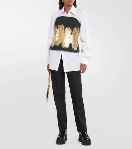 hogan H-Stripes wedge leather loafers 2