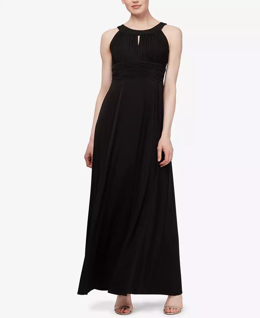 SL Fashions Sleeveless Pleated Maxi Dress