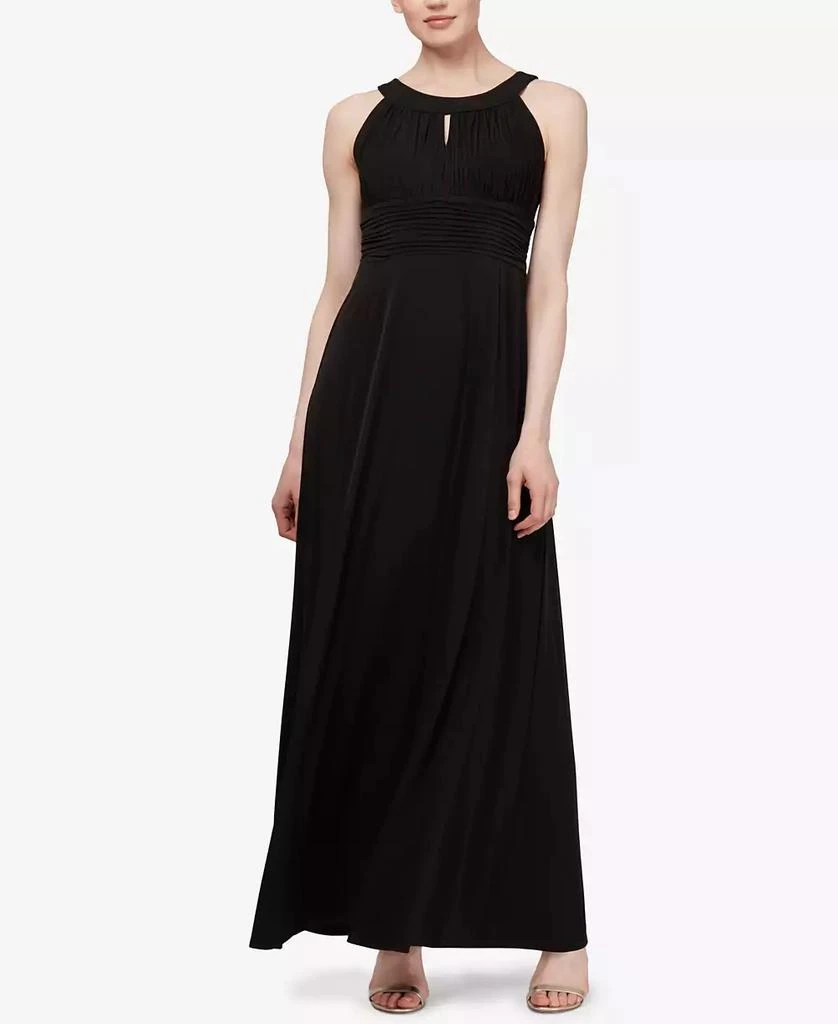 SL Fashions Sleeveless Pleated Maxi Dress 1