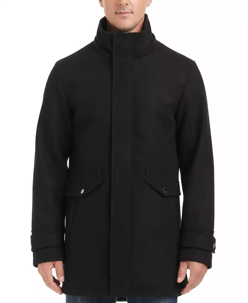 Vince Camuto Men's Hooded Zip and Snap-Front Coat 1