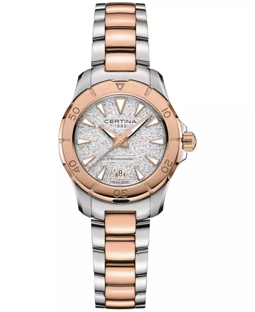 Certina Women's Swiss DS Action Two-Tone Stainless Steel Bracelet Watch 29mm 1