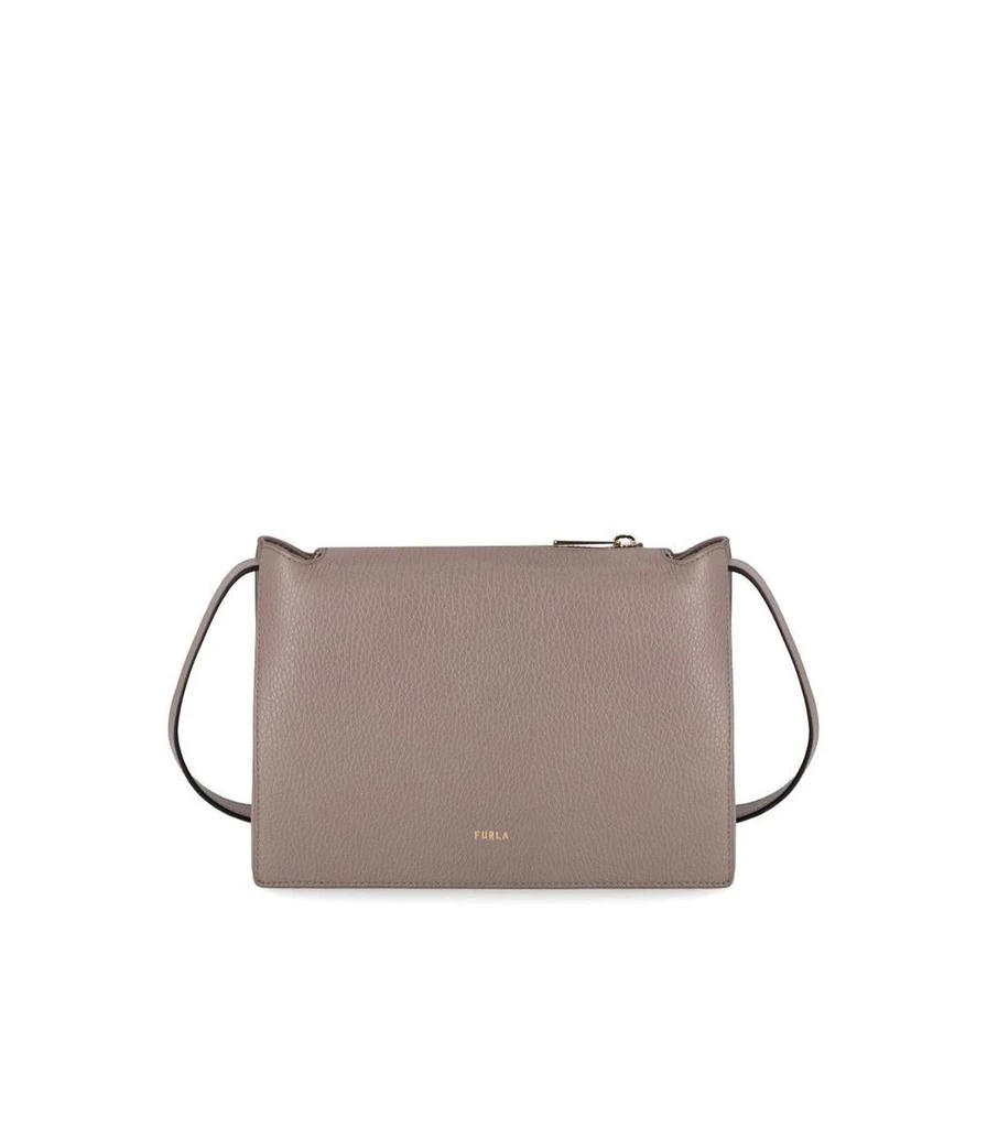 Furla Furla Nuvola S Stucco Gray Crossbody Bag 1