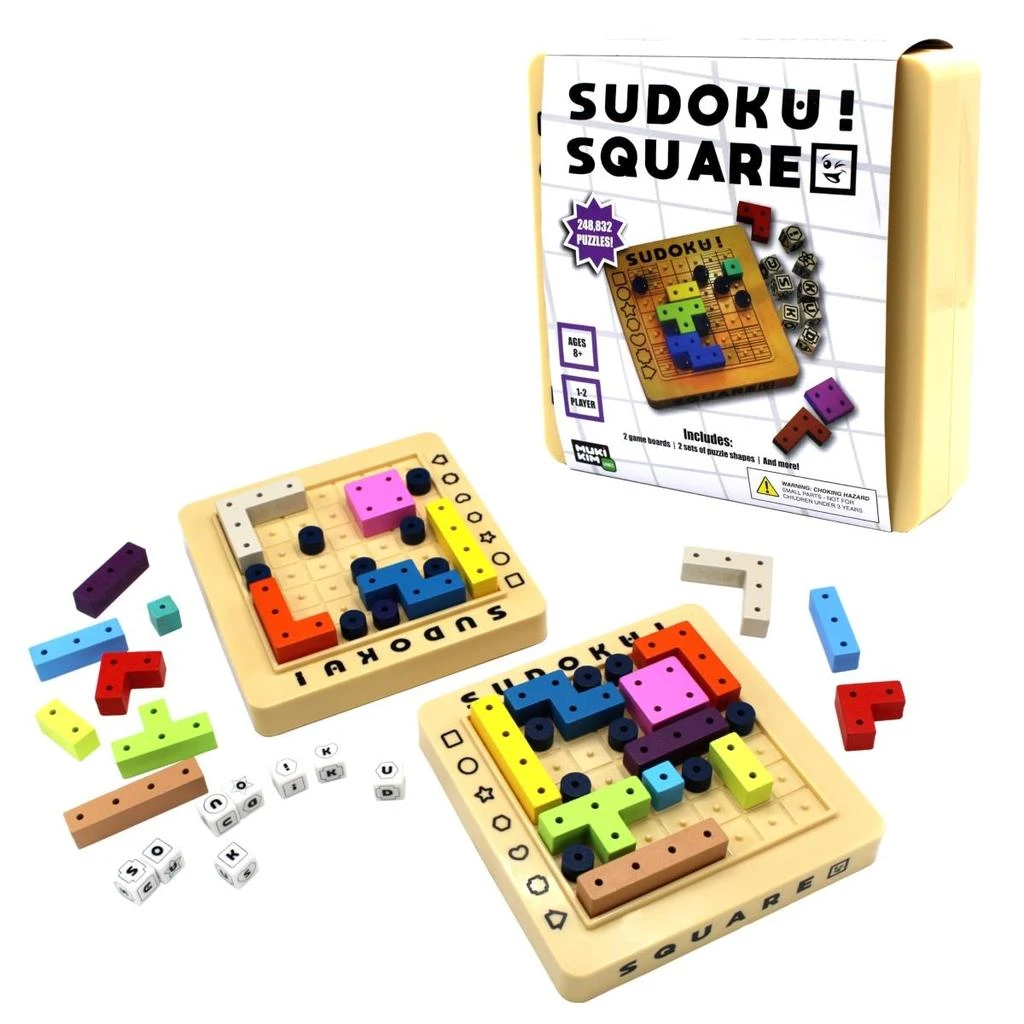 MukikiM Mukikim Sudoku Square Game for 8 Plus Years Kids