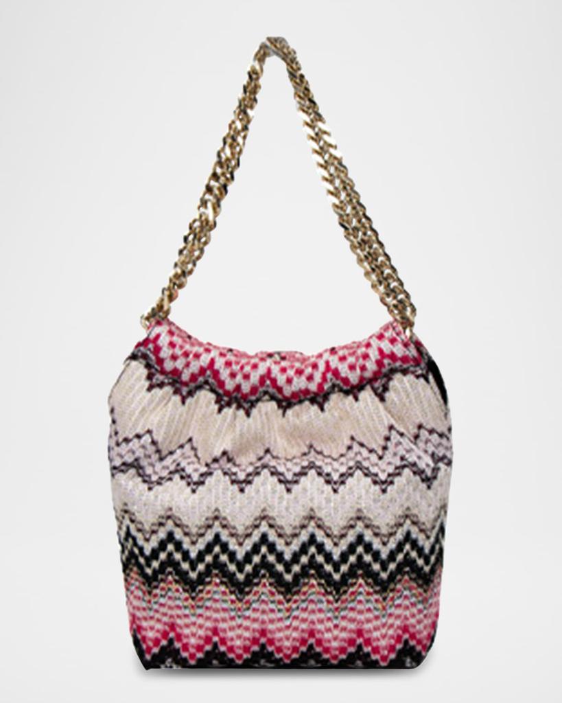 Missoni Chevron Chain Pouch Shoulder Bag