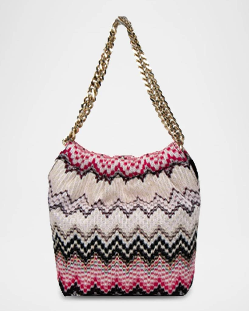 Missoni Chevron Chain Pouch Shoulder Bag 1