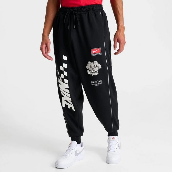 NIKE Men's Nike Sportswear Shoe Dog Graphic Fleece Jogger Pants 1