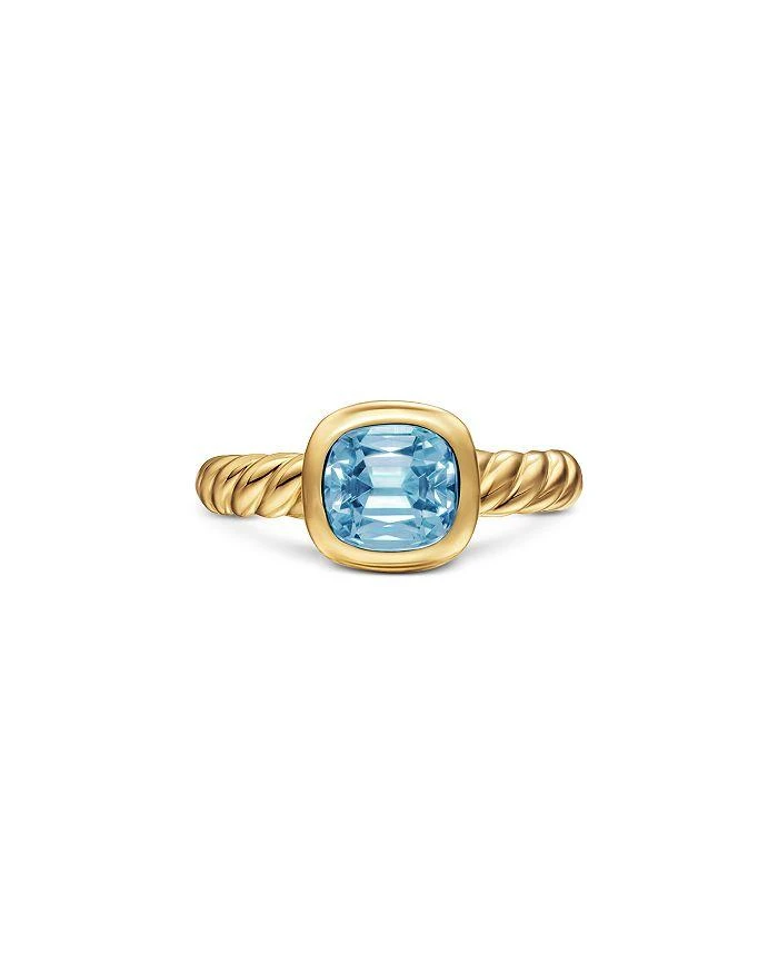 David Yurman DY Mercer Stone Ring in 18K Yellow Gold, 7mm 4