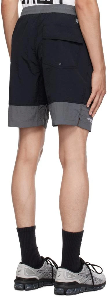 Neighborhood Black Paneled Swim Shorts 3