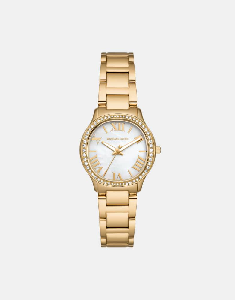 Michael Kors Michael Kors Women's sage three-hand, gold-tone stainless steel watch, mk4822 in gold
