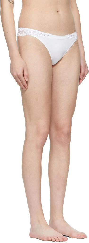 La Perla White Souple Slip Thong 2