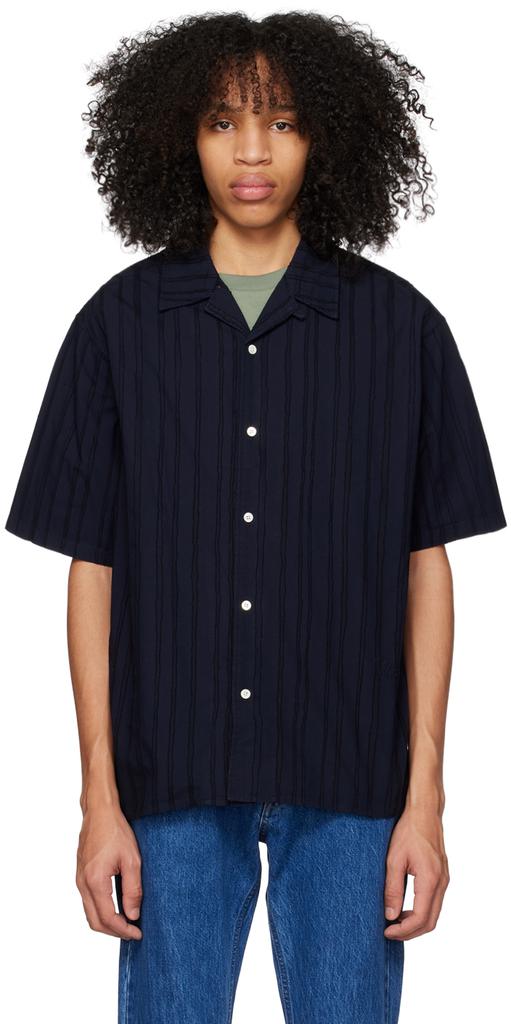 NORSE PROJECTS Navy Carsten Shirt