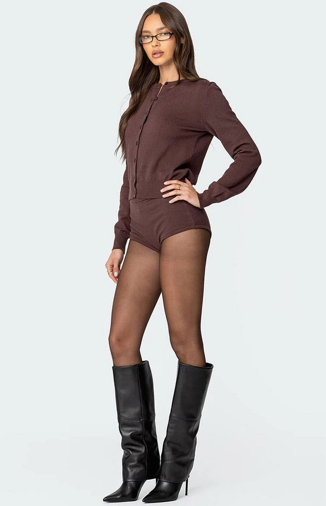 Edikted Ashlin Knit Micro Shorts 3