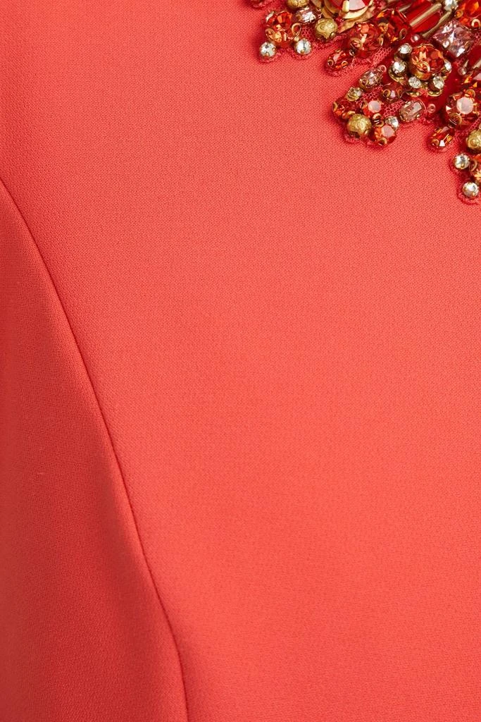 Jenny Packham Embellished crepe midi dress 4