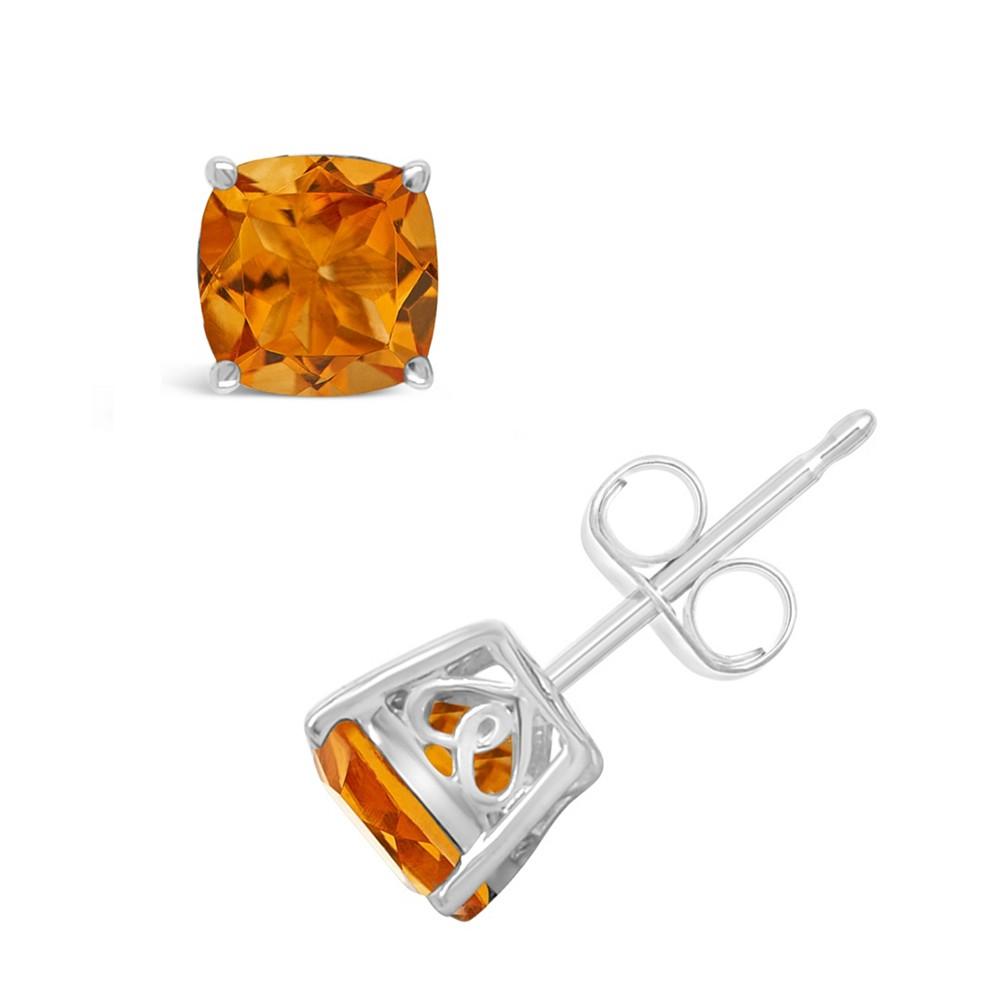 Macy's Gemstone Stud Earrings in Sterling Silver