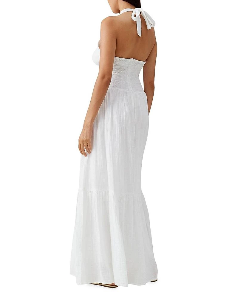 maternity maxi dress for fall Long Sleeve Empire Waist Maxi Dress