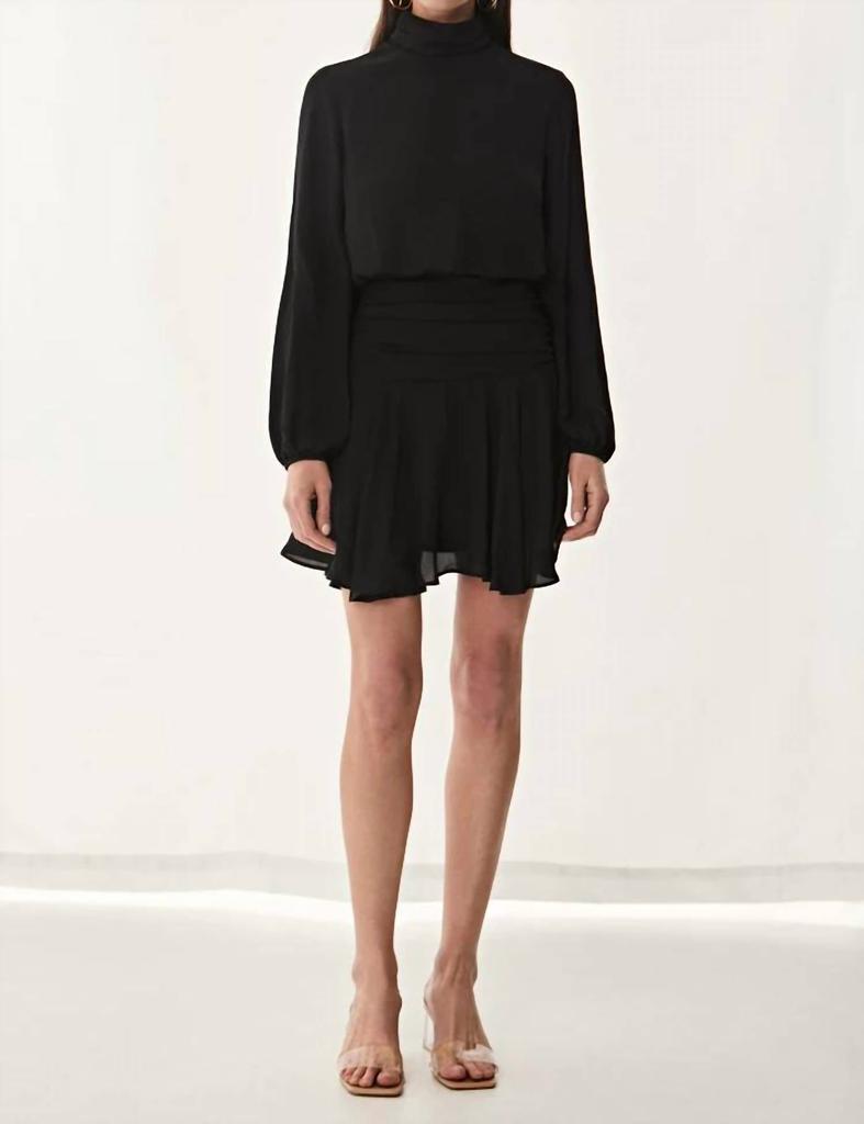 krisa Maison Dress In Black