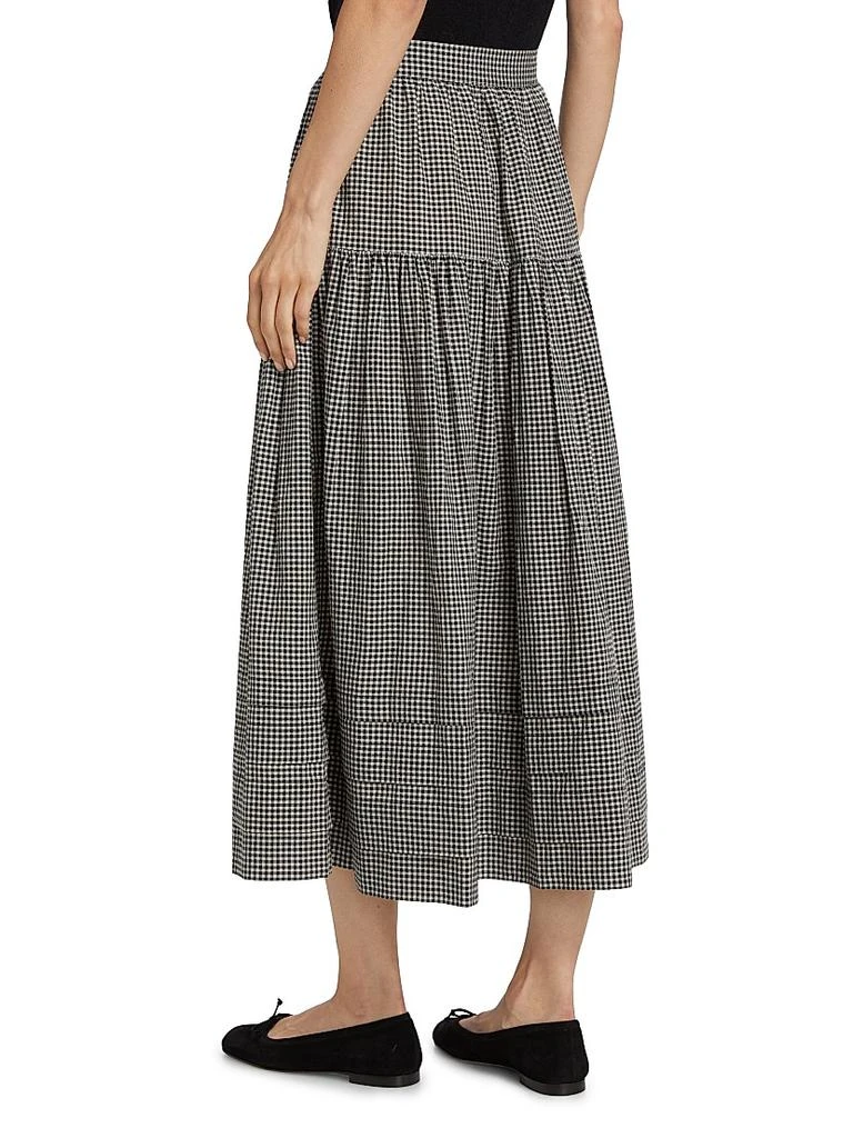 DÔEN Sebastiane Gingham Maxi Skirt 5