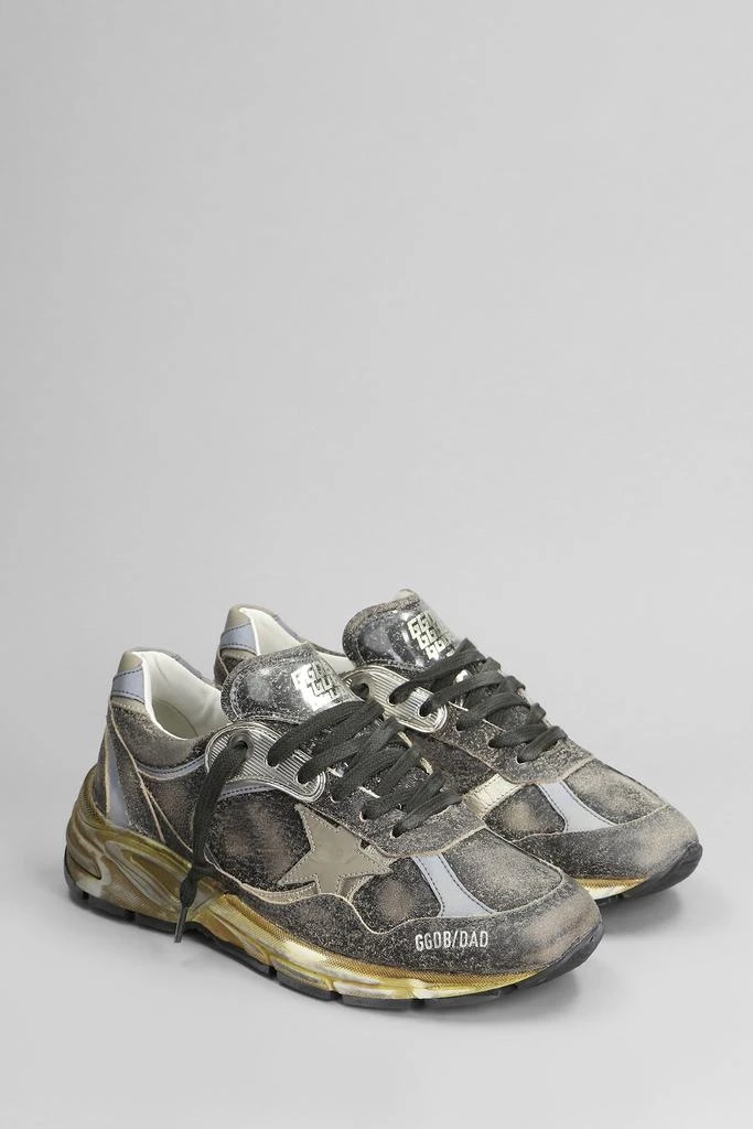 Golden Goose Running Sneakers In Black Suede 2