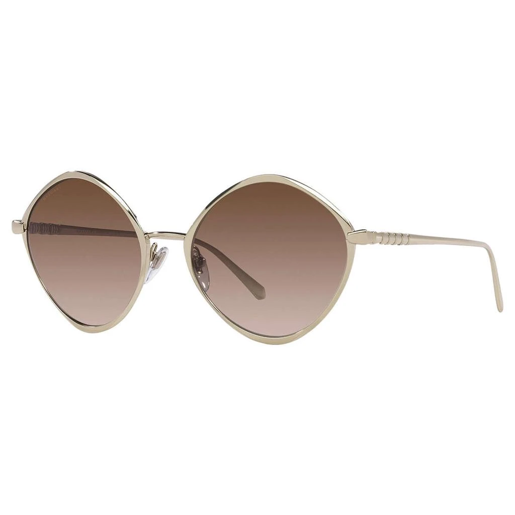 BVLGARI Bulgari Women's Gold Geometric Sunglasses 1