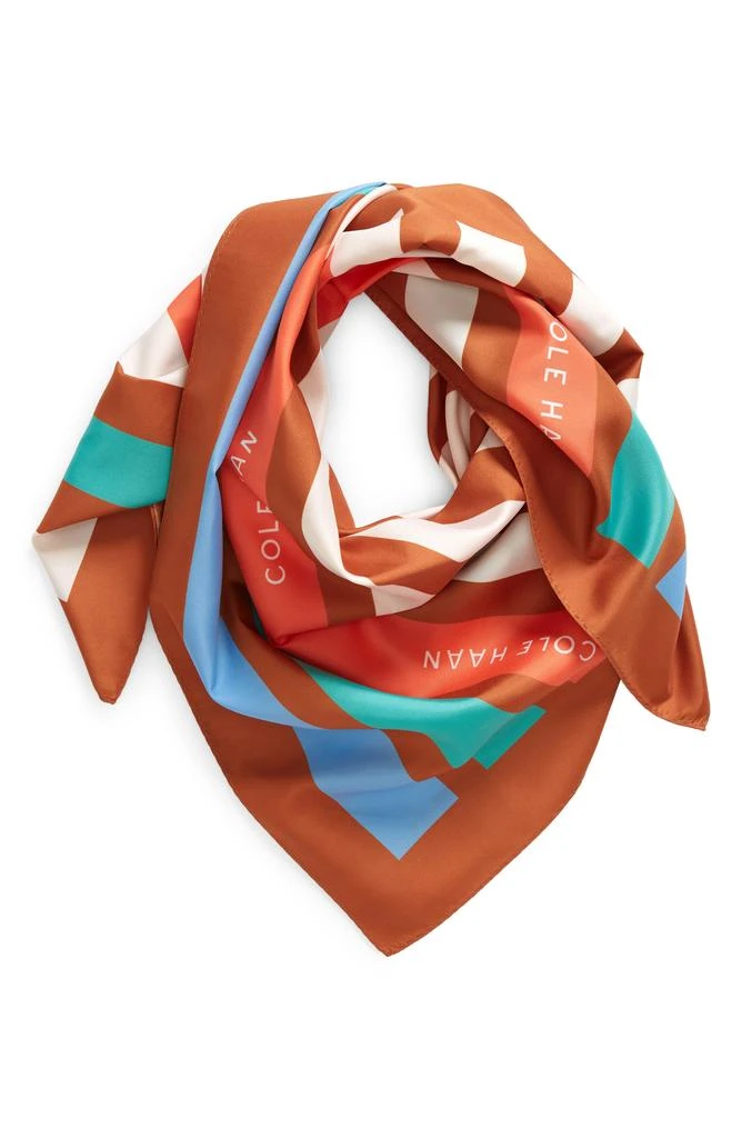 Cole Haan Stripe Square Scarf 1