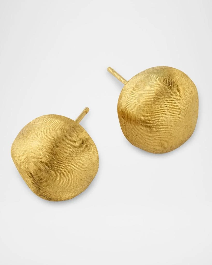 Marco Bicego 18K Yellow Gold Engraved Stud Earrings 3