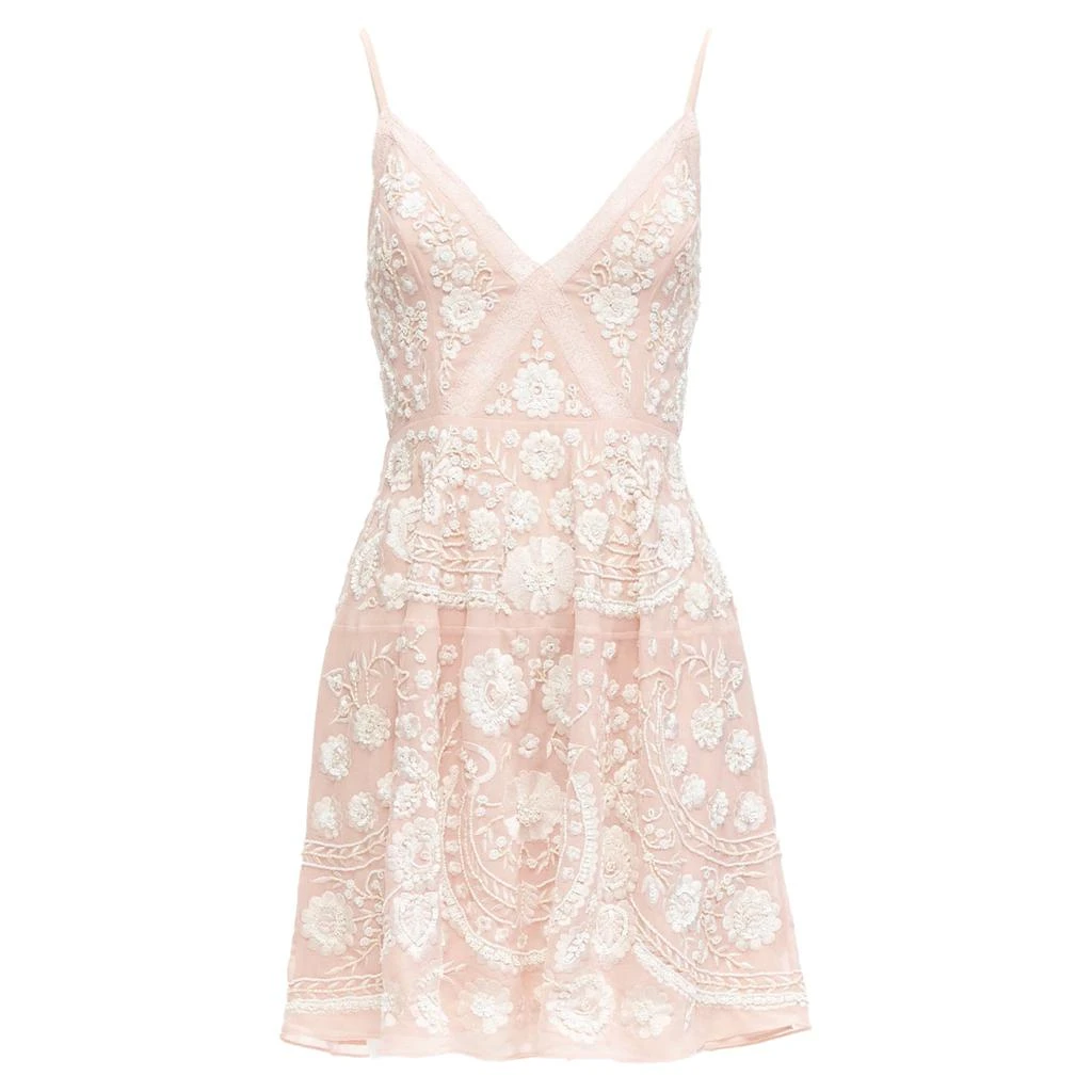 Needle & Thread beaded embroidery embellished chiffon dress 1