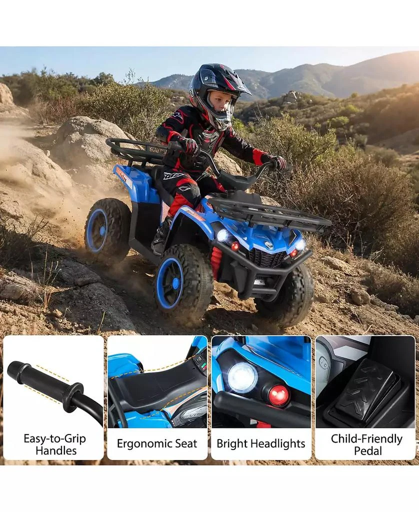Mecale 24V Electric Ride On Quad with LED Headlights 7