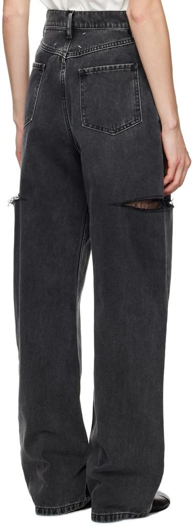 MAISON MARGIELA Black Cut-Out Jeans 3