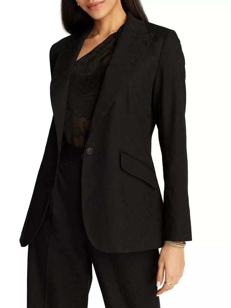 Robert Graham Penelope Jacquard Single-Breasted Jacket 3
