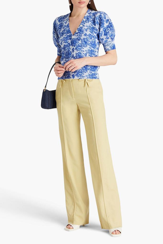 Derek Lam Ray floral-print cotton-blend top
