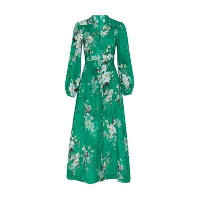 Zimmermann Everley plunge midi dress 1