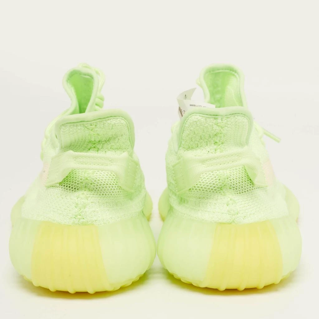 YEEZY Yeezy x Adidas Neon Green Knit Fabric Boost 350 V2 Glow Sneakers Size 46 5