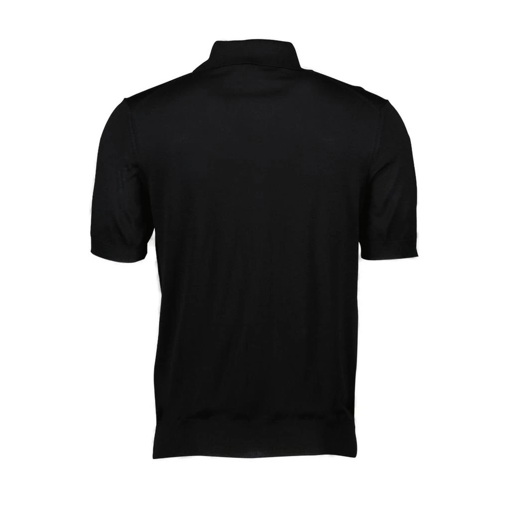 Prada Prada Logo-Jacquard Short-Sleeved Polo Shirt 2