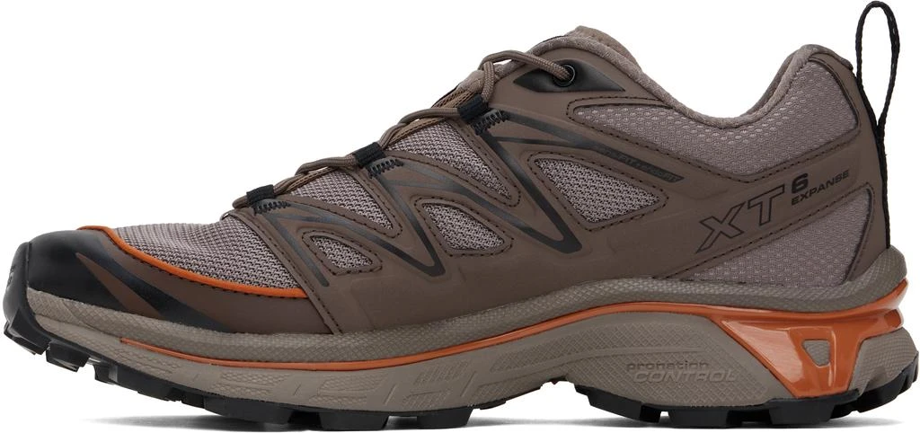 Salomon Brown & Orange Xt-6 Expanse Sneakers 3